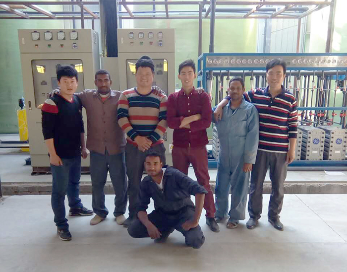 海源在埃及安裝工業超純水設備